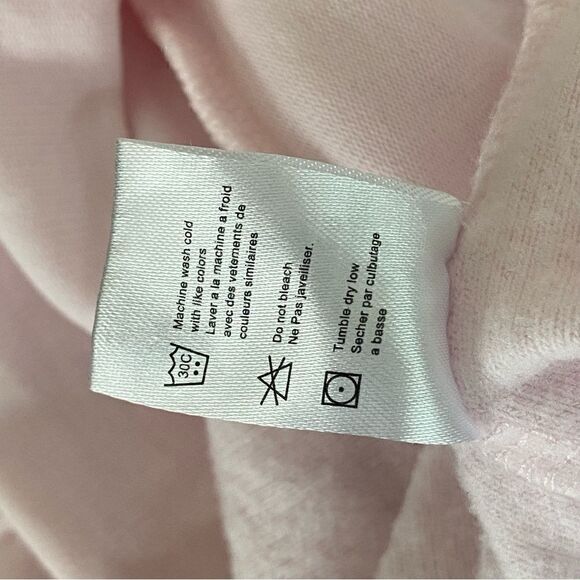 Chaser Super Soft Pink Tiny Hearts Long Sleeve Pullover Sweater Top - Picture 5 of 9